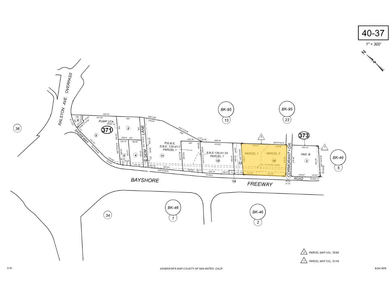1399 Shoreway Rd, Belmont, CA for sale Plat Map- Image 1 of 2
