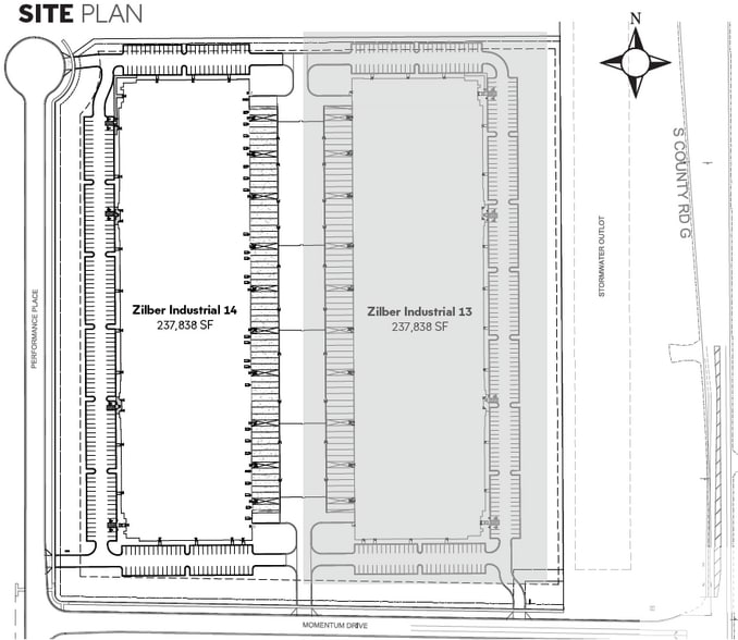 110 Momentum Dr, Janesville, WI for lease - Site Plan - Image 3 of 8