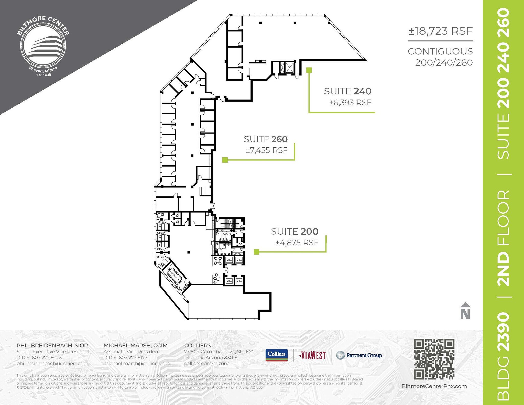 2398 E Camelback Rd, Phoenix, AZ à louer Plan d  tage- Image 1 de 2