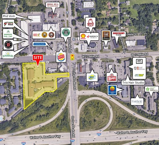 31525 W 12 Mile Rd, Farmington Hills, MI for lease - Building Photo - Image 3 of 4