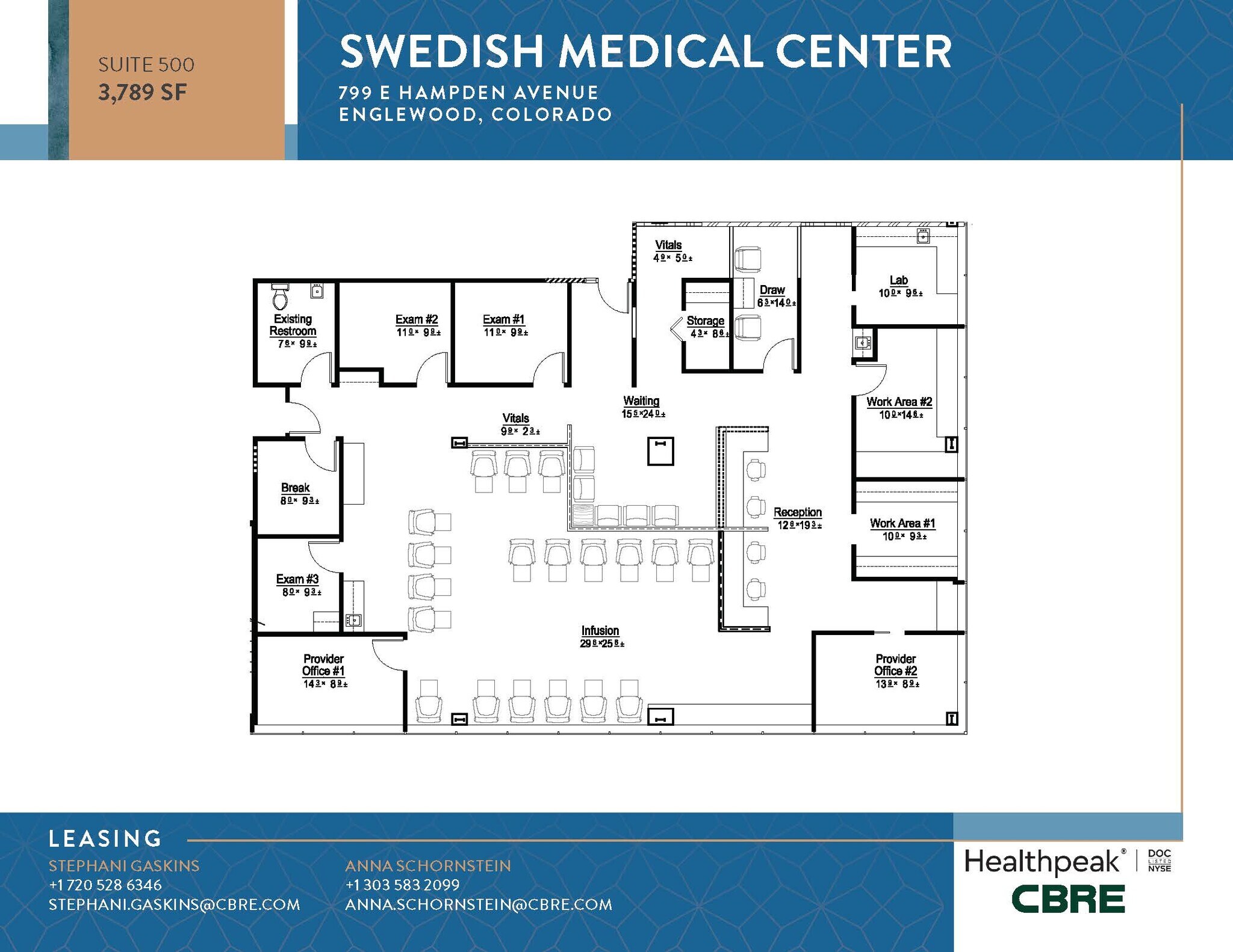 701 E Hampden Ave, Englewood, CO for lease Floor Plan- Image 1 of 1
