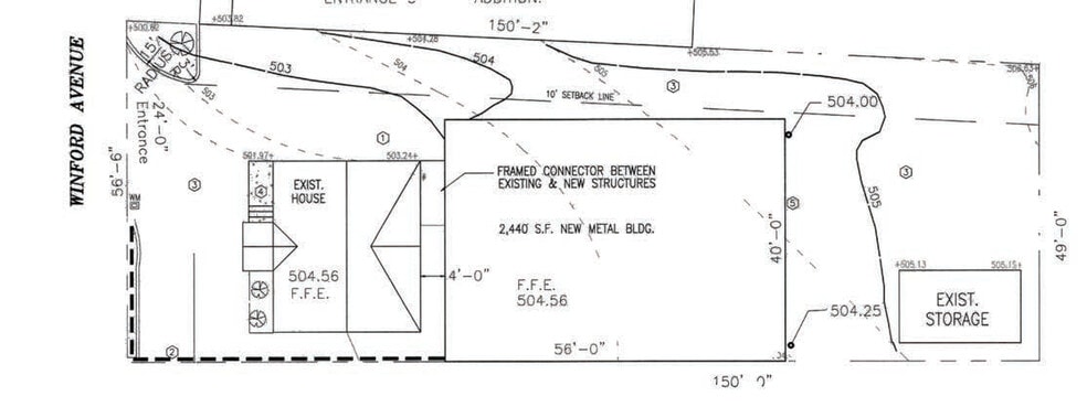 2612 Winford Ave, Nashville, TN for sale - Site Plan - Image 3 of 3