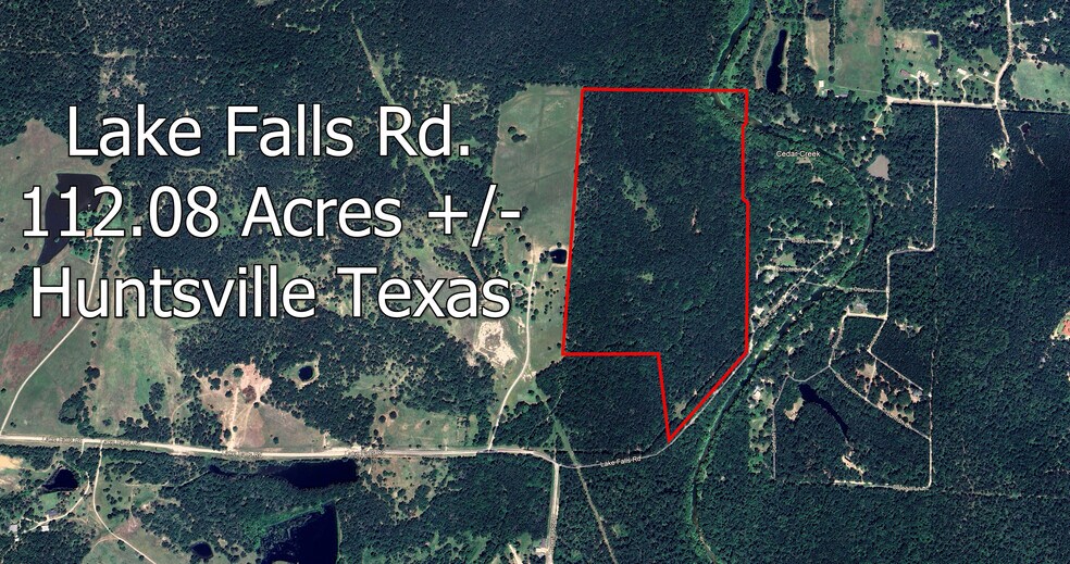 0000 Lake Falls rd, Huntsville, TX à vendre - Photo principale - Image 1 de 16