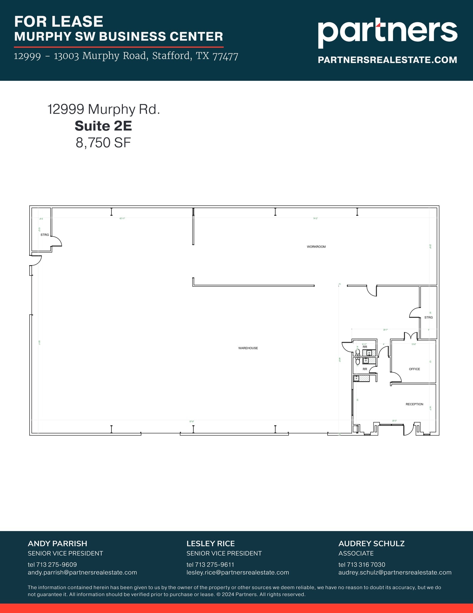12999-13003 Murphy Rd, Stafford, TX for lease Site Plan- Image 1 of 1