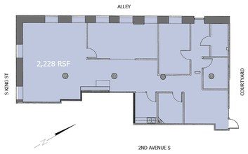 401 2nd Ave S, Seattle, WA for lease Floor Plan- Image 1 of 3