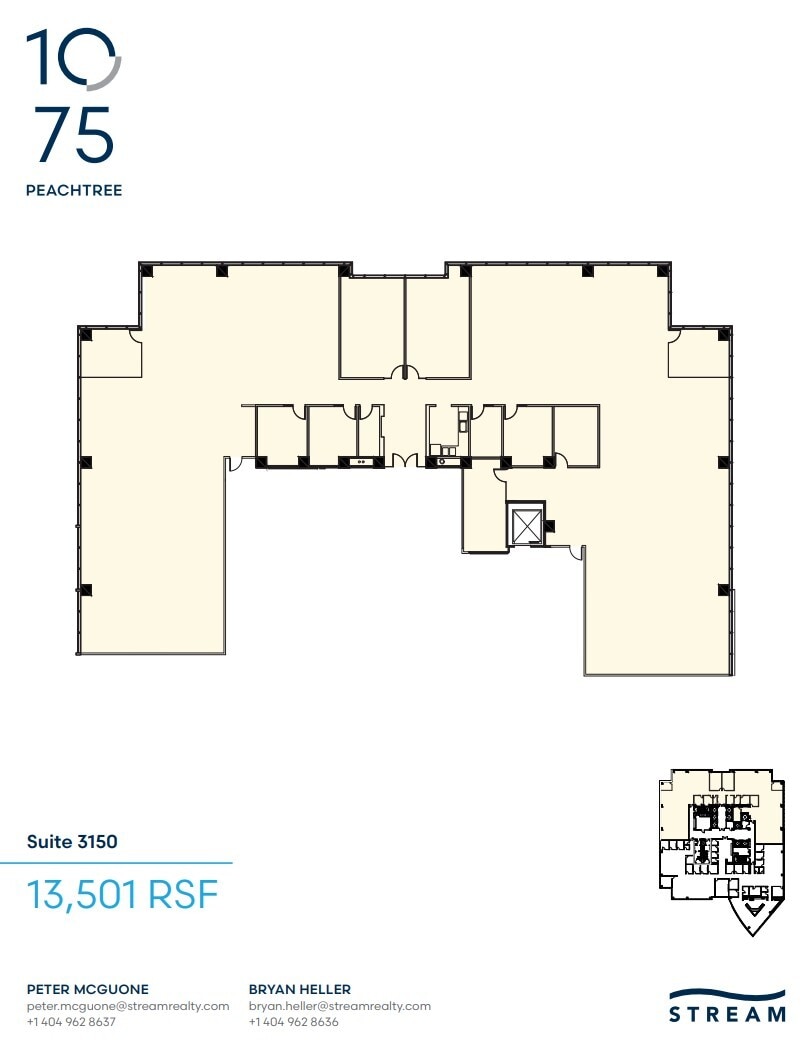 1075 Peachtree St NE, Atlanta, GA for lease Floor Plan- Image 1 of 1