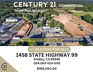More details for 1458 Highway 99, Gridley, CA - Land for Sale