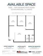 1305 Remington Rd, Schaumburg, IL à louer Plan d’étage- Image 1 de 2