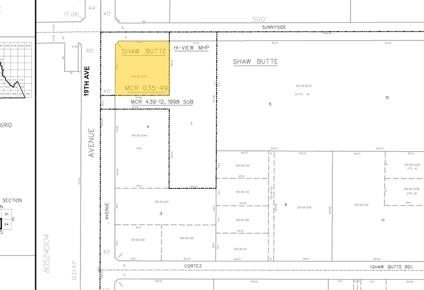 11747 N 19th Ave, Phoenix, AZ à vendre - Plan cadastral - Image 2 de 15