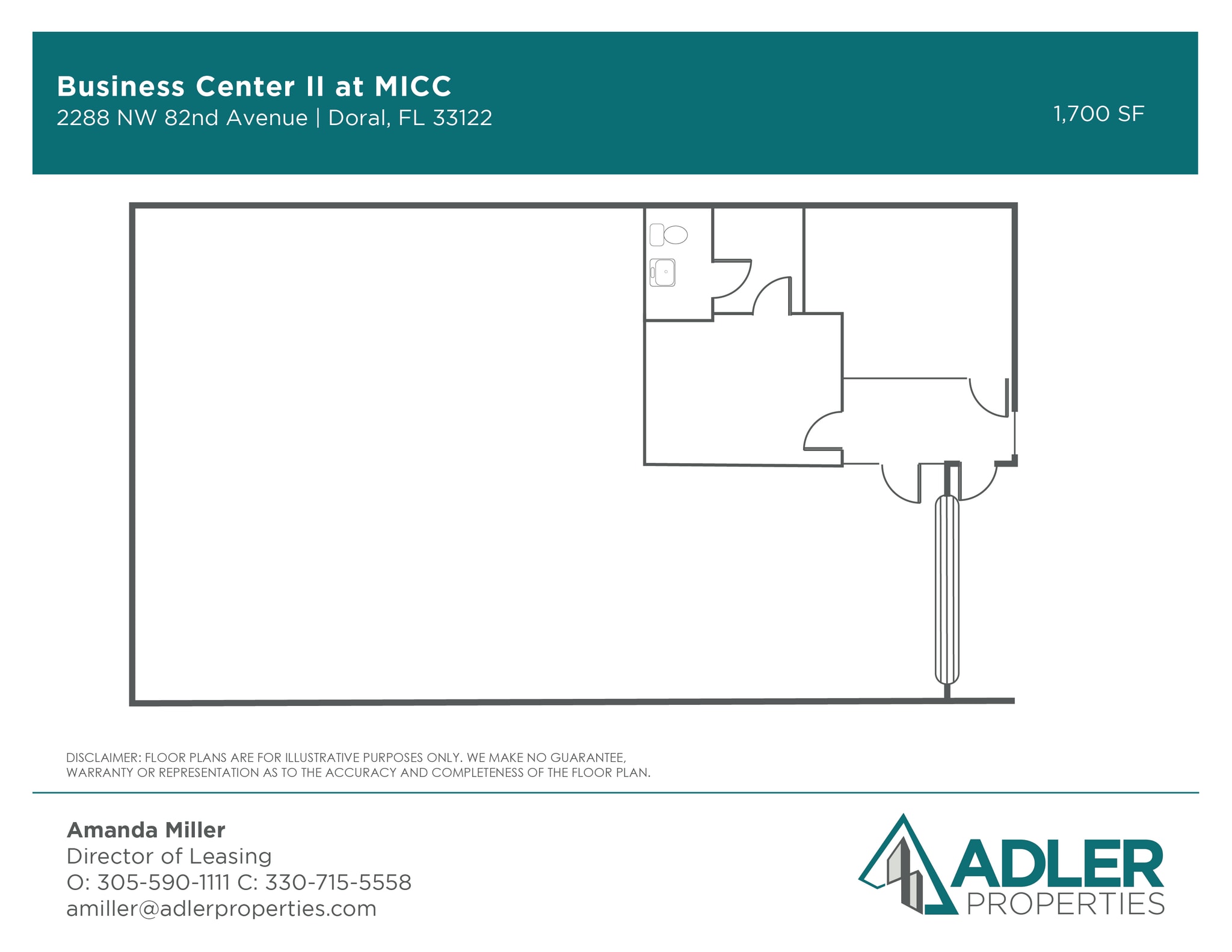 2156-2214 NW 82nd Ave, Miami, FL for lease Floor Plan- Image 1 of 1