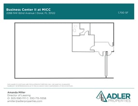 2156-2214 NW 82nd Ave, Miami, FL for lease Floor Plan- Image 1 of 1