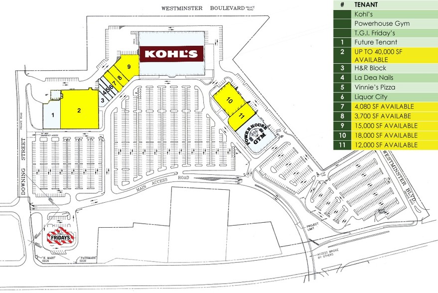 1061-1099 Highway 9, Old Bridge, NJ à louer - Plan de site - Image 2 de 7