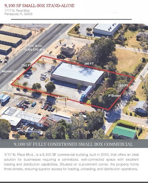 1717 N Pace Blvd, Pensacola, FL à vendre - Photo du bâtiment - Image 2 de 12