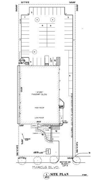 205 Marcus Blvd, Hauppauge, NY for lease - Site Plan - Image 1 of 1
