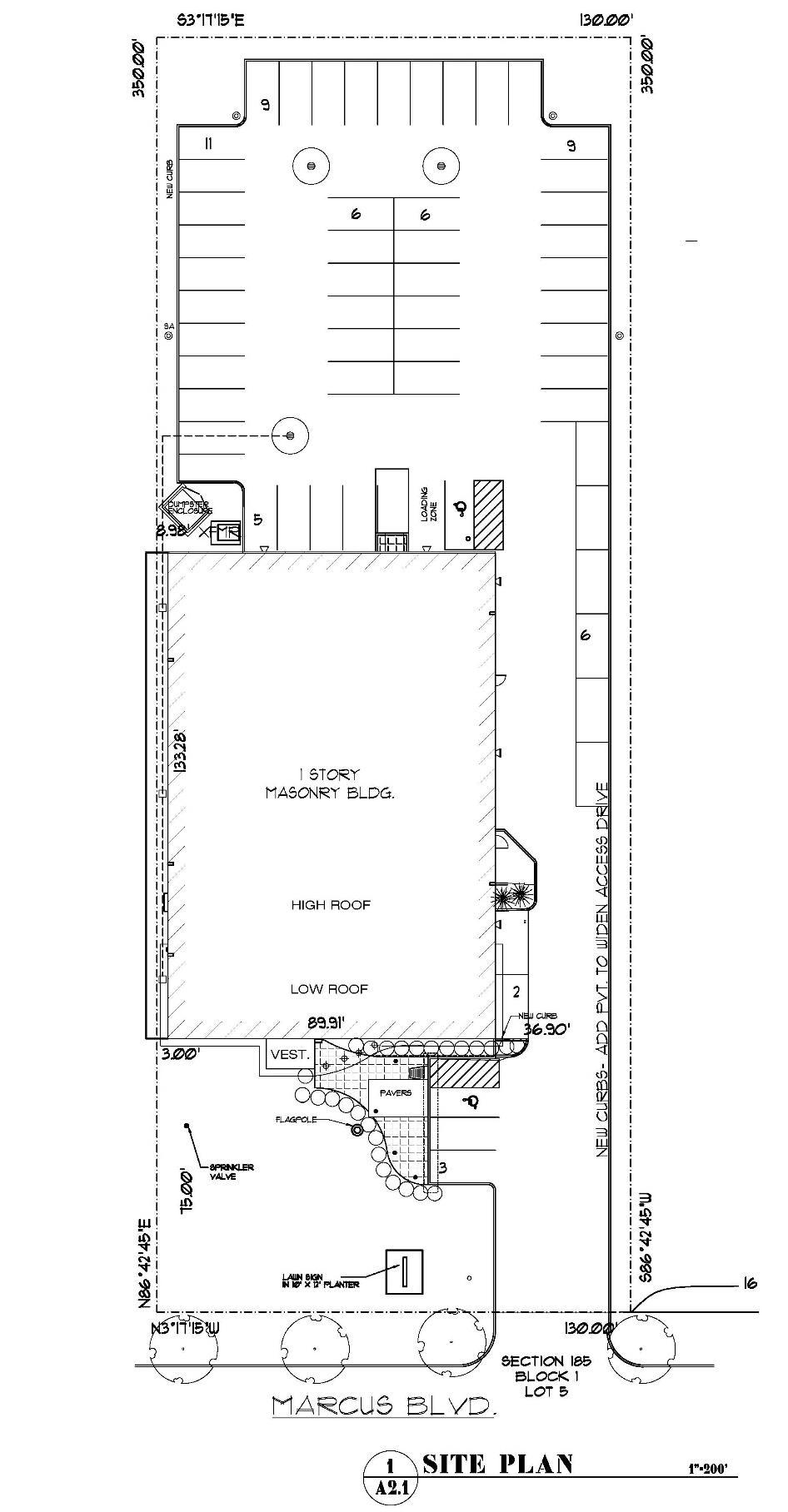 205 Marcus Blvd, Hauppauge, NY à louer Plan de site- Image 1 de 2