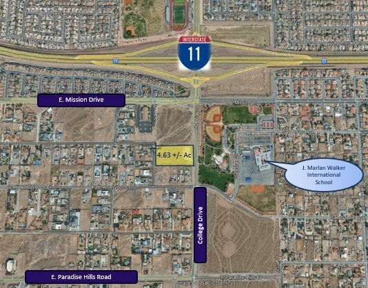 College Drive and Mission, Henderson, NV for sale Primary Photo- Image 1 of 3