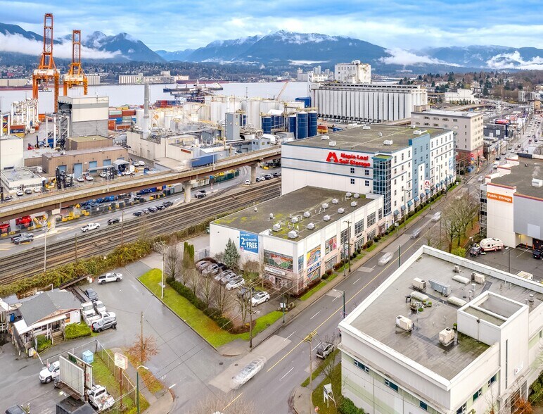 1615-1641 Powell St, Vancouver, BC for lease - Aerial - Image 3 of 6
