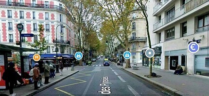 Paris - Aérien Vue de la carte