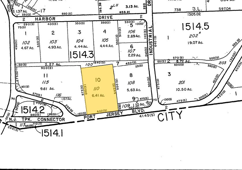 111 Port Jersey Blvd, Jersey City, NJ à louer - Plan cadastral - Image 2 de 4