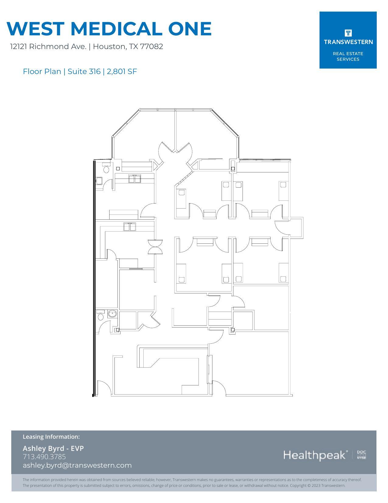 12121 Richmond Ave, Houston, TX for lease Floor Plan- Image 1 of 1