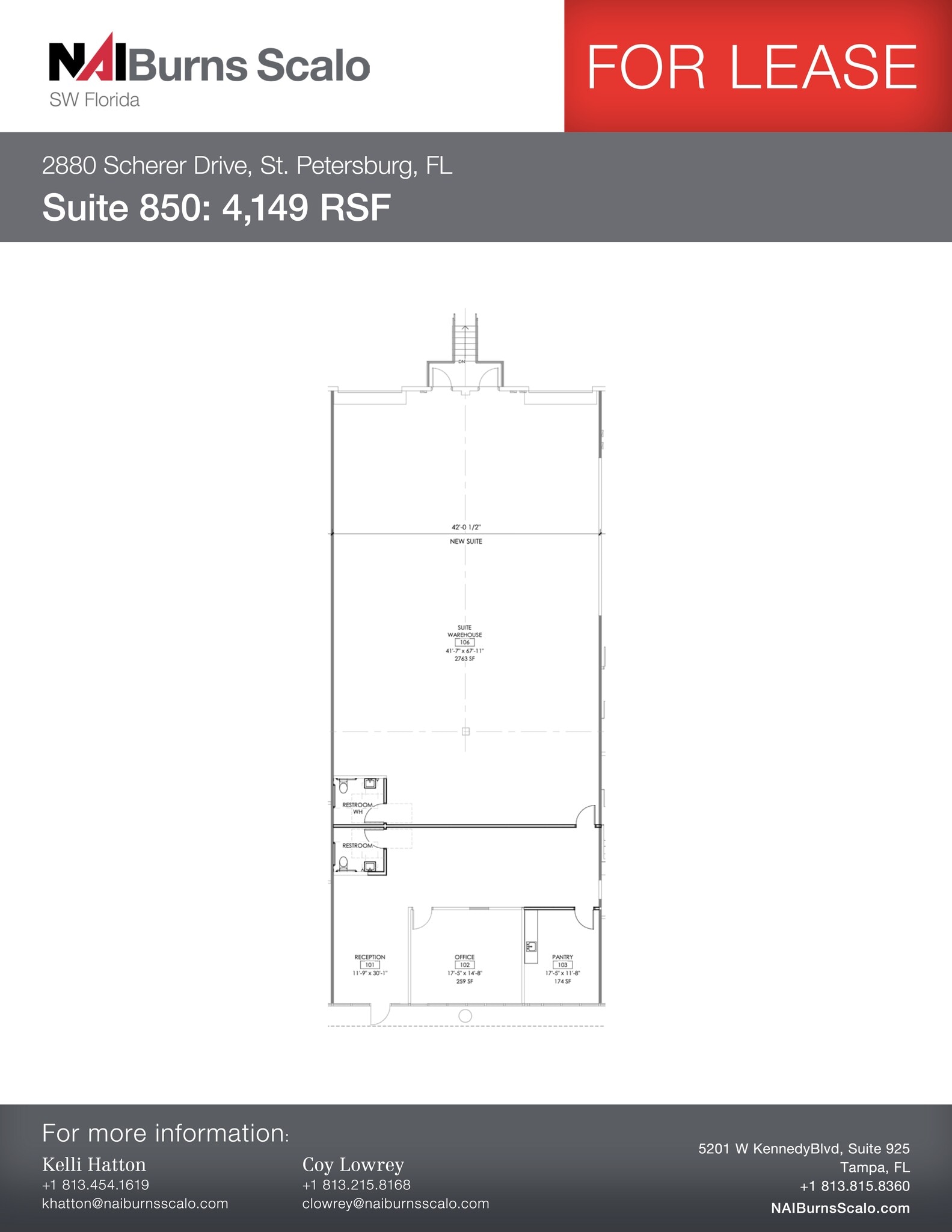 2880 N Scherer Dr, Saint Petersburg, FL à louer Plan de site- Image 1 de 1
