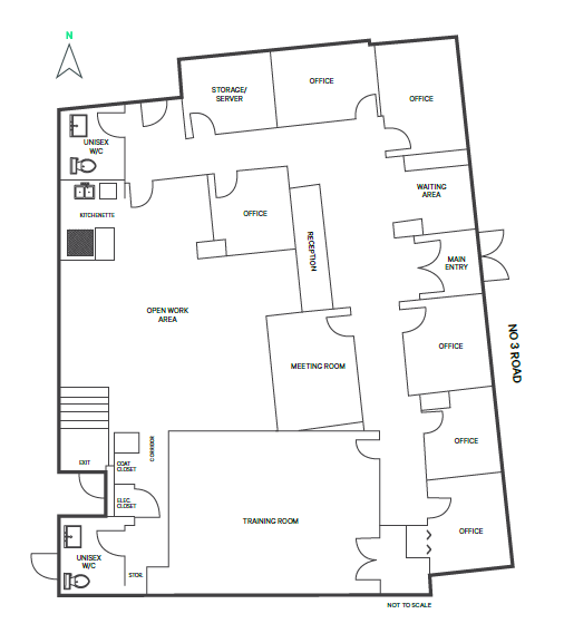 5911 No 3 Rd, Richmond, BC à louer - Plan d’étage - Image 2 de 2