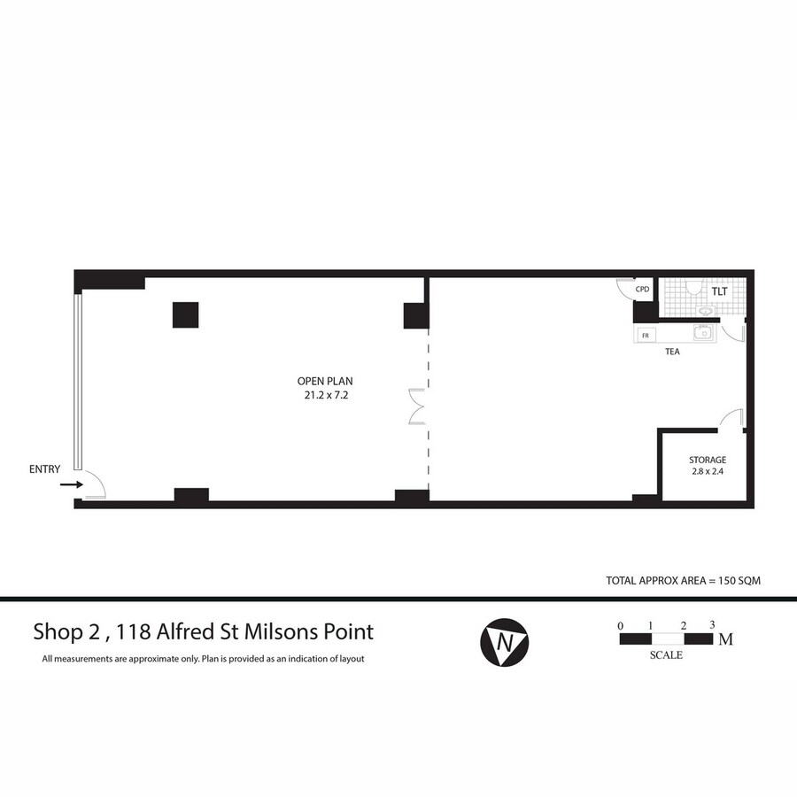 118 Alfred Street South, Sydney, NSW 2061 - Unit Shop 2 - - Floor Plan - Image 1 of 6