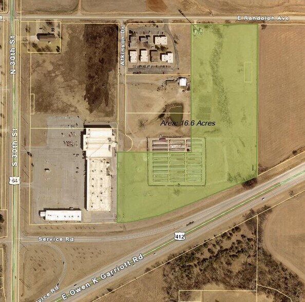 3223 E Randolph Ave, Enid, OK à vendre - Aérien - Image 2 de 2