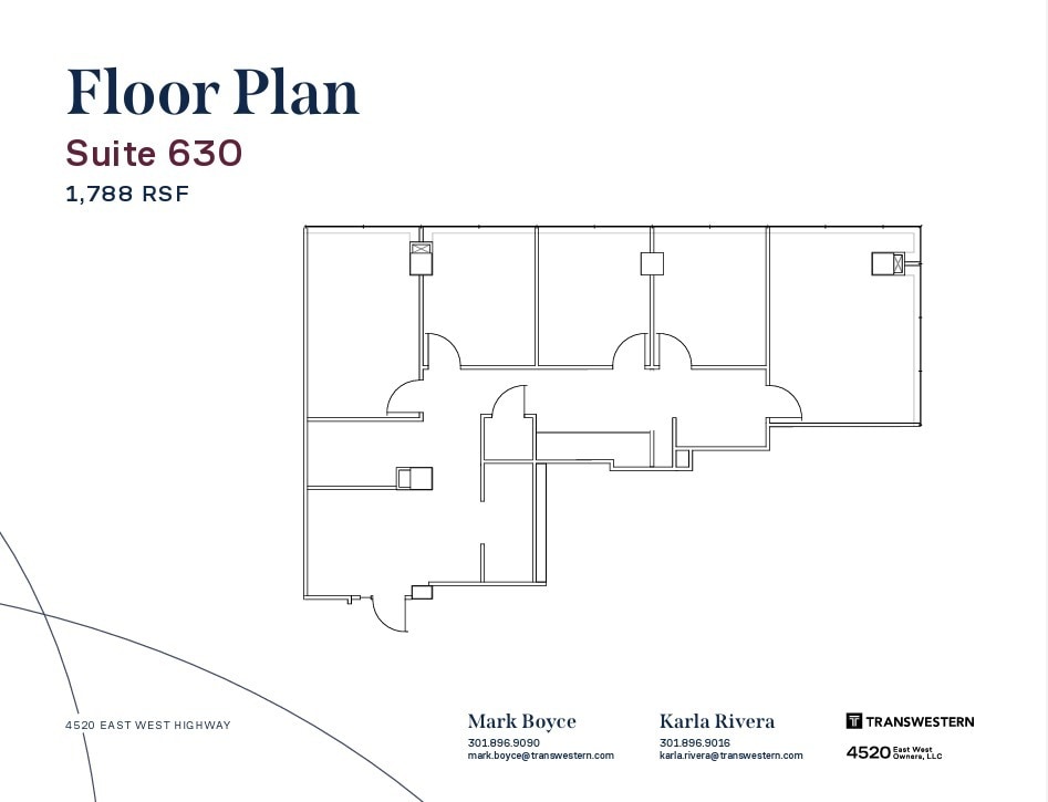 4520 East West Hwy, Bethesda, MD for lease Floor Plan- Image 1 of 1