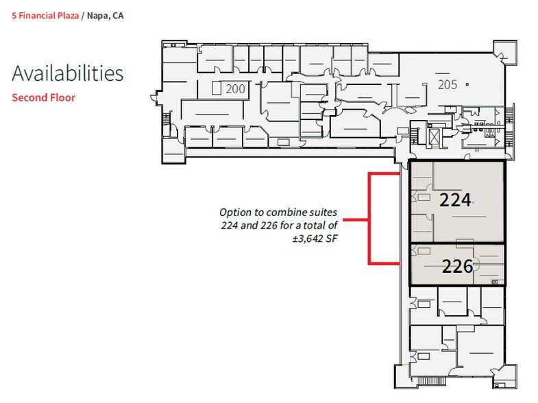 5 Financial Plz, Napa, CA for lease - Floor Plan - Image 3 of 3
