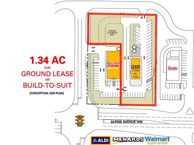 Plus de détails pour 4048 Alpine Ave NW, Comstock Park, MI - Terrain à vendre