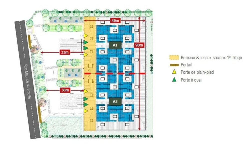 Flex in Aulnay-sous-Bois for lease - Site Plan - Image 2 of 2