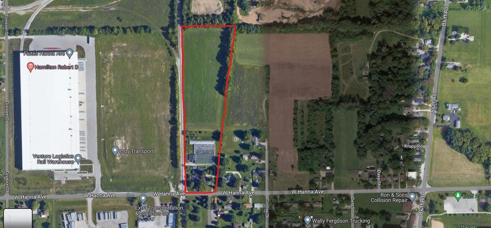 950 W Hanna Ave, Indianapolis, IN à vendre Aérien- Image 1 de 3