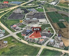 12120 McDermott plz, La Vista, NE - AERIAL  map view - Image1