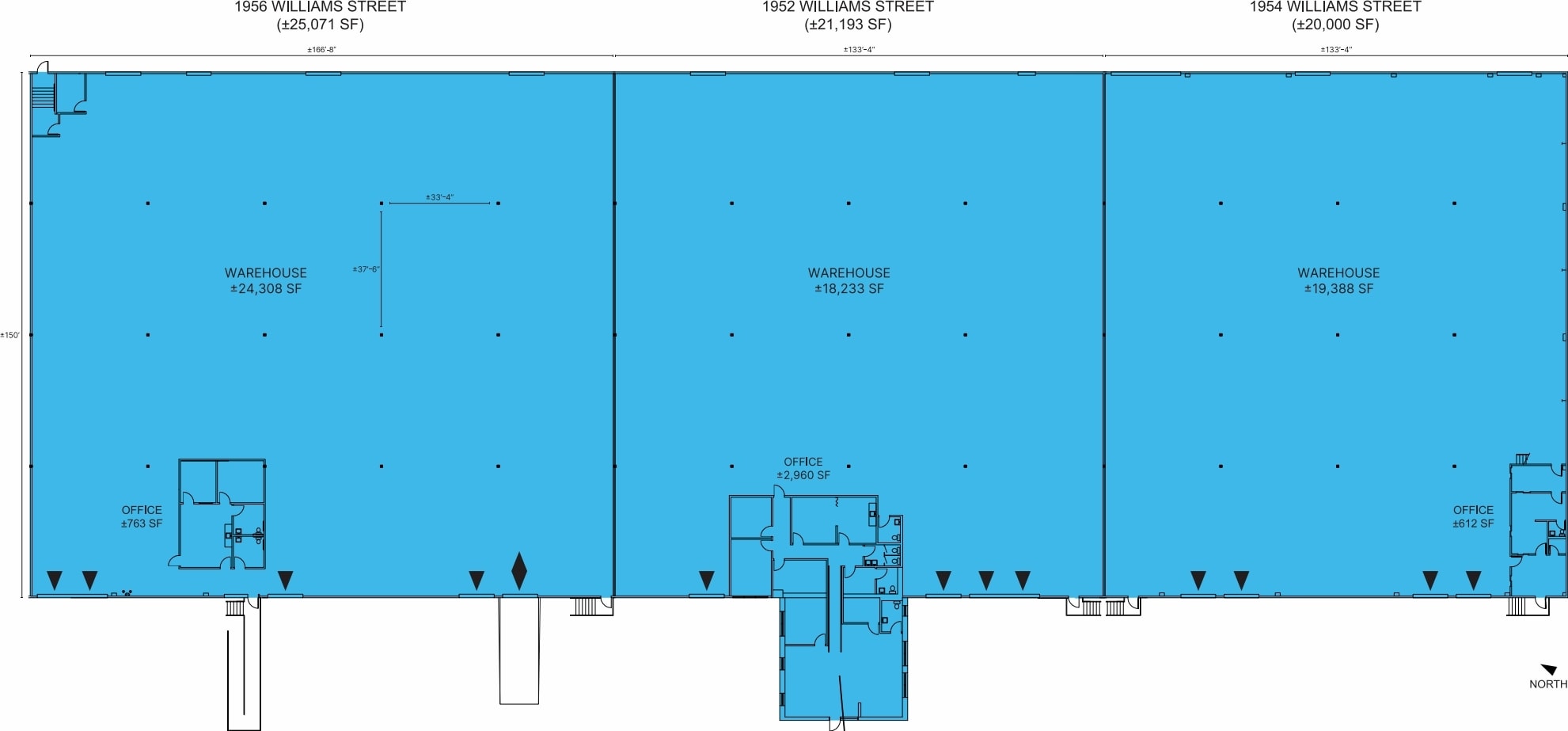 1948-1958 Williams St, San Leandro, CA for lease Floor Plan- Image 1 of 1