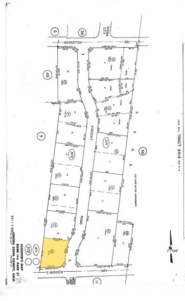 3301-3309 Vincent Rd, Pleasant Hill, CA à louer - Plan cadastral - Image 2 de 2