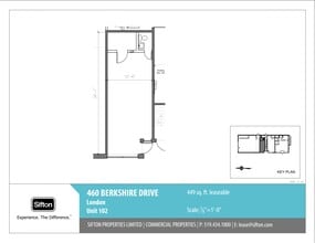 460 Berkshire Dr, London, ON for lease Site Plan- Image 1 of 1