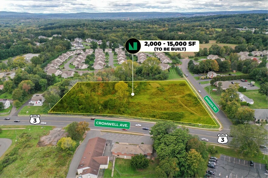 581 Cromwell Ave, Rocky Hill, CT à louer - Aérien - Image 2 de 6
