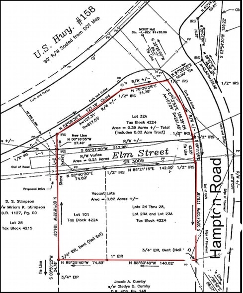 Hampton Rd, Clemmons, NC for sale - Plat Map - Image 3 of 5