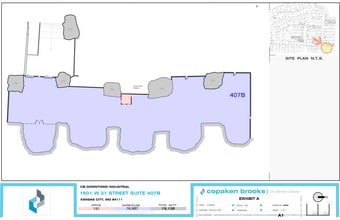 3101-3150 Mercier St, Kansas City, MO à louer Plan d’étage- Image 1 de 1