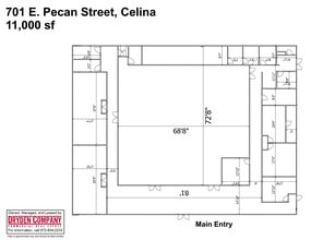 701-717 E Pecan St, Celina, TX à louer Plan d’étage- Image 1 de 1