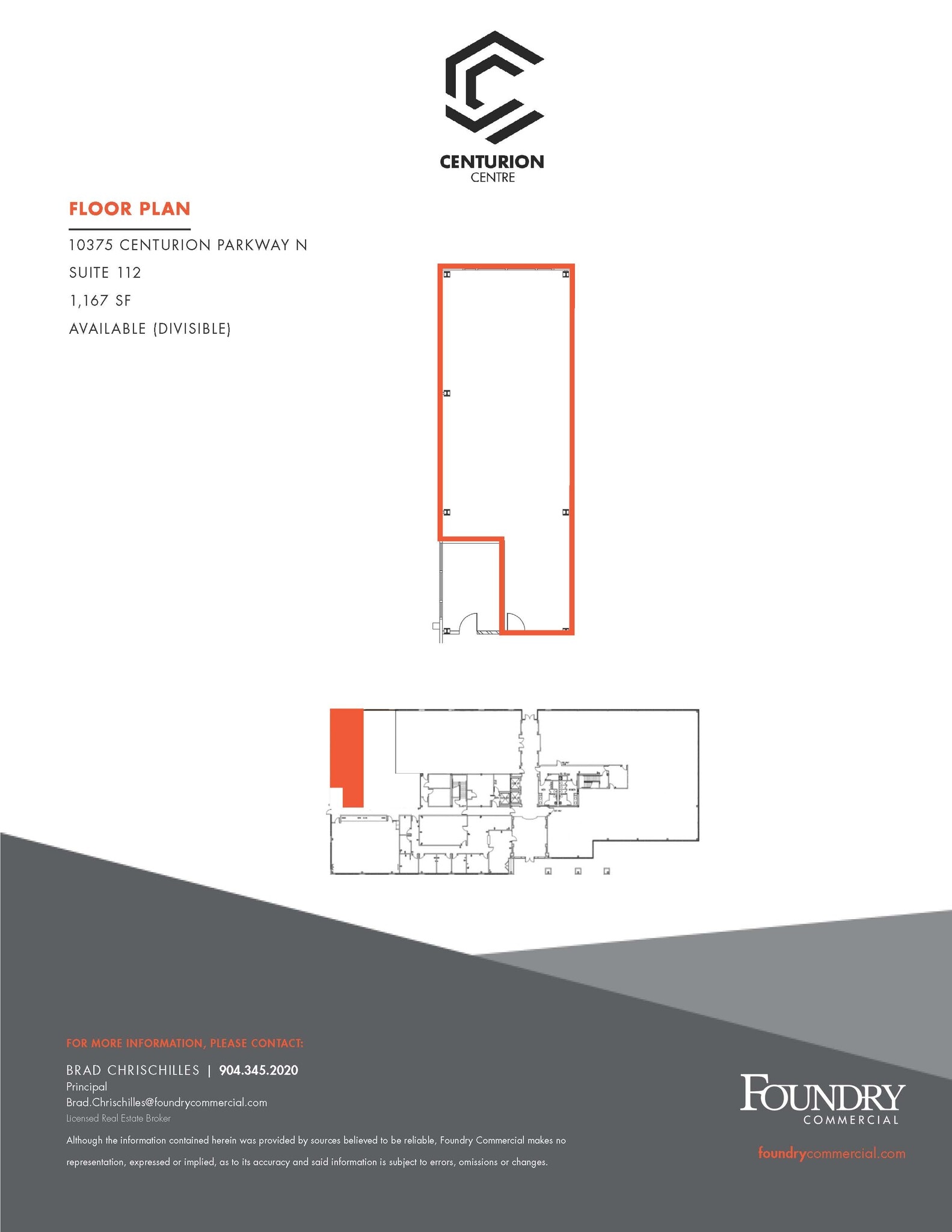 10375 Centurion Pky N, Jacksonville, FL for lease Floor Plan- Image 1 of 1
