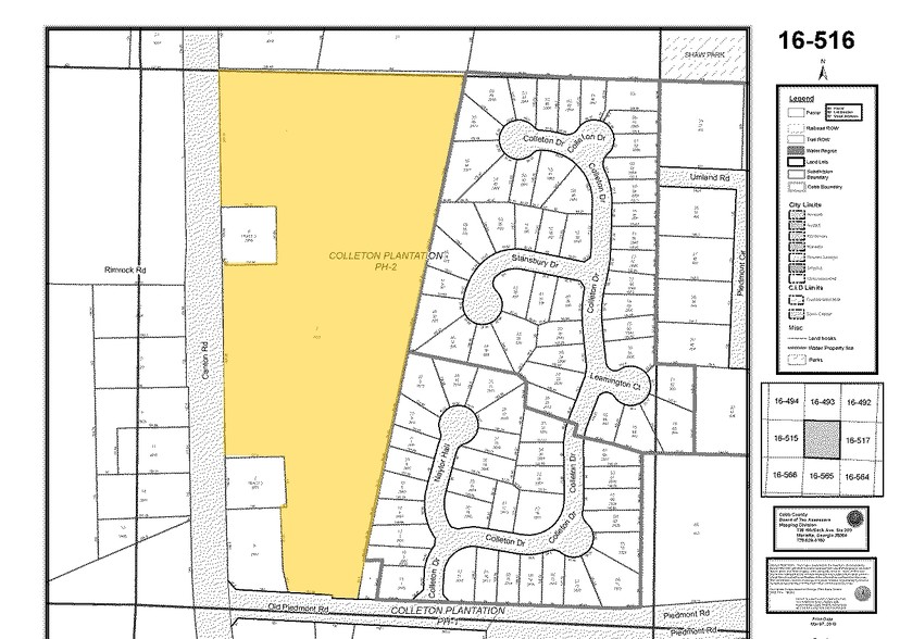 2872-3000 Canton Hwy, Marietta, GA à louer - Plan cadastral - Image 2 de 17