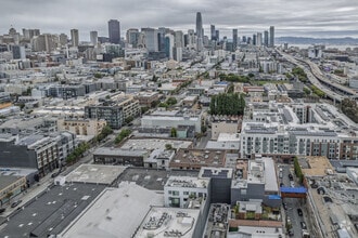 49-59 Rodgers St, San Francisco, CA - Aérien Vue de la carte
