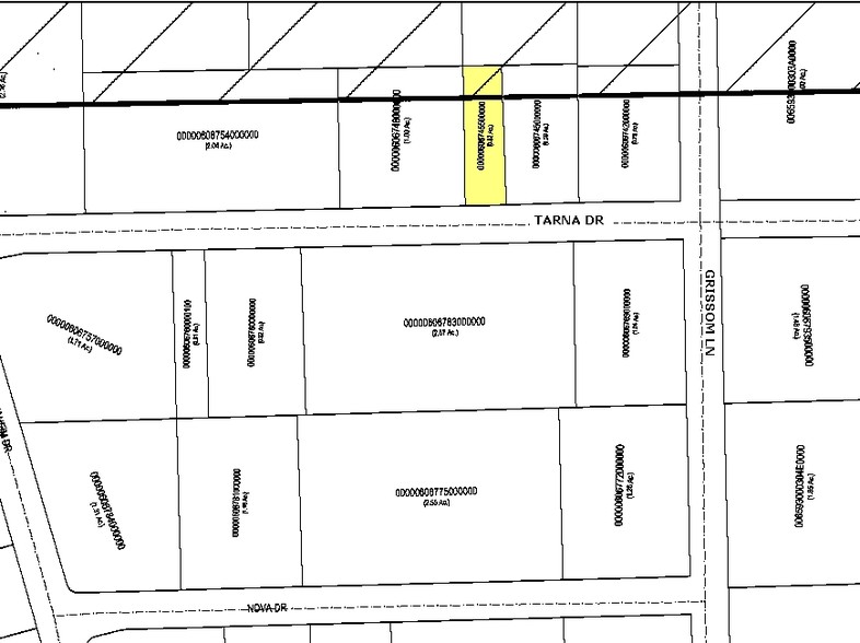 2653 Tarna Dr, Dallas, TX à vendre - Plan cadastral - Image 2 de 4