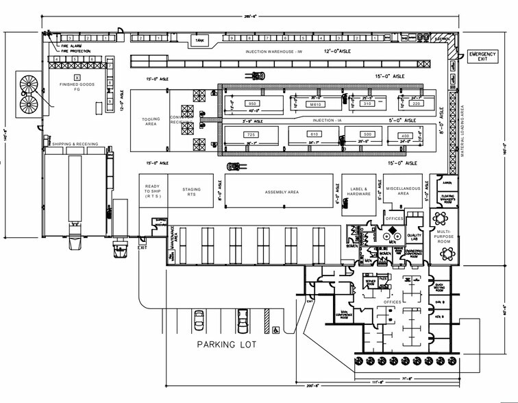 23093 Commerce Dr, Farmington Hills, MI à louer - Plan d’étage - Image 2 de 5
