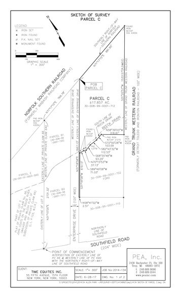 Enterprise Drive, Allen Park, MI à vendre - Plan de site - Image 3 de 3