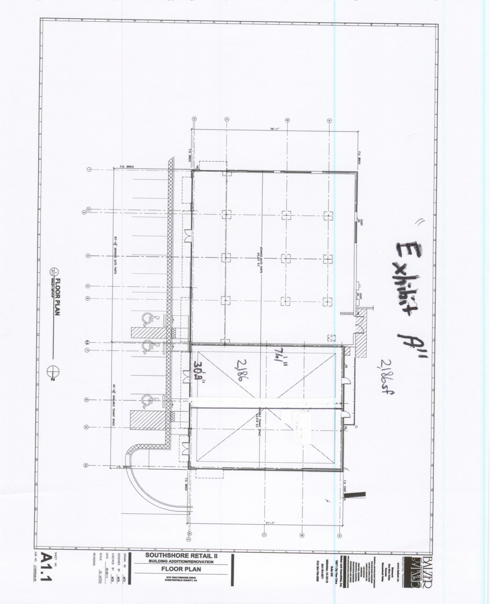 12051-12059 Southshore Pointe Dr, Midlothian, VA for lease Typical Floor Plan- Image 1 of 1
