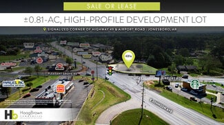 Plus de détails pour 1722 Airport Rd, Jonesboro, AR - Terrain à vendre