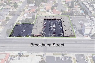 710 S Brookhurst St, Anaheim, CA - AERIAL  map view